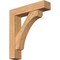 Ekena Millwork Legacy Block Smooth Bracket w/ Offset Brace, Western Red Cedar, 7 1/2"W x 34"D x 38"H BKT0806X34X38LEC05SWR - alternate 1